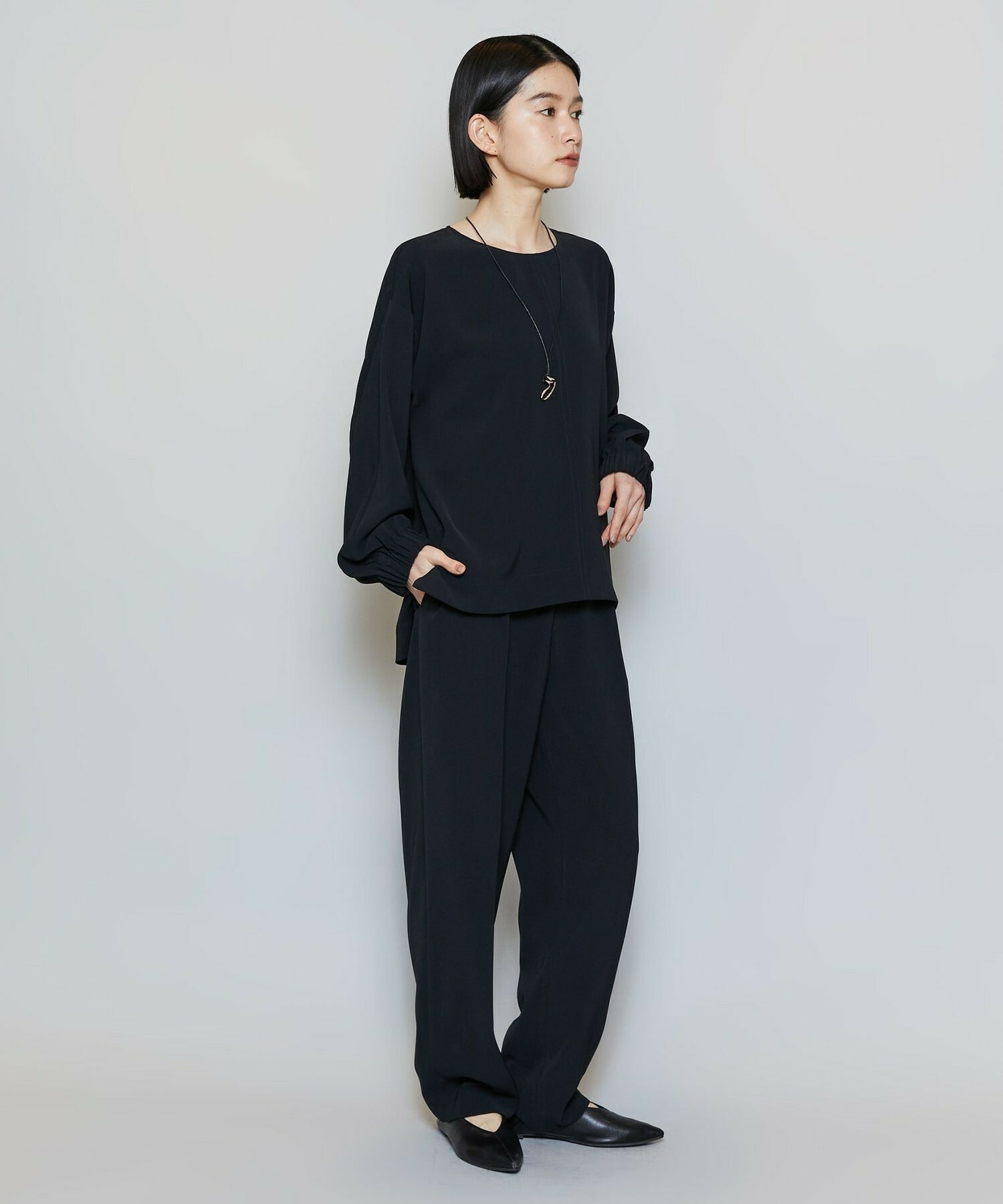 【MOGA】マカロンツイルソフトテーパードパンツ 詳細画像 ベージュ 15