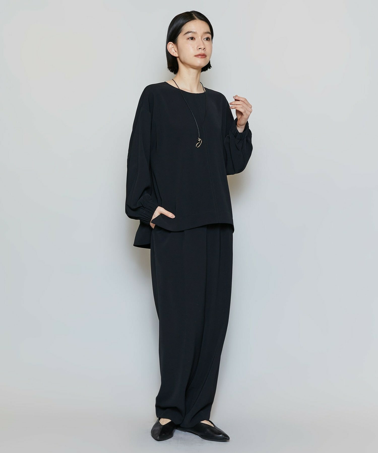 【MOGA】マカロンツイルソフトテーパードパンツ 詳細画像 ベージュ 17