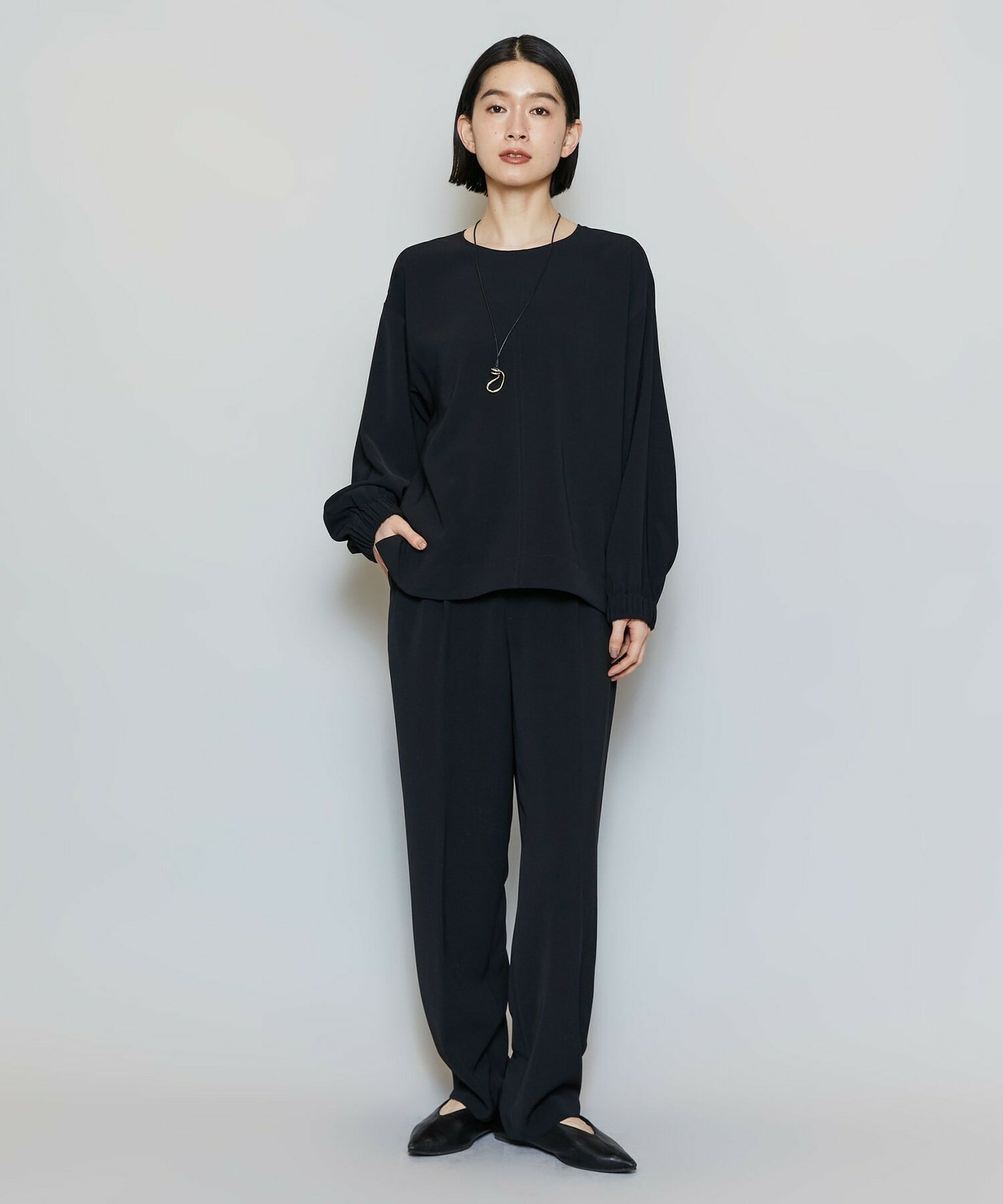 【MOGA】マカロンツイルソフトテーパードパンツ 詳細画像 ベージュ 18