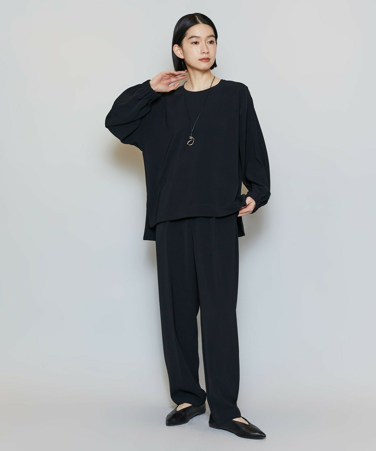 【MOGA】マカロンツイルソフトテーパードパンツ 詳細画像 ベージュ 5