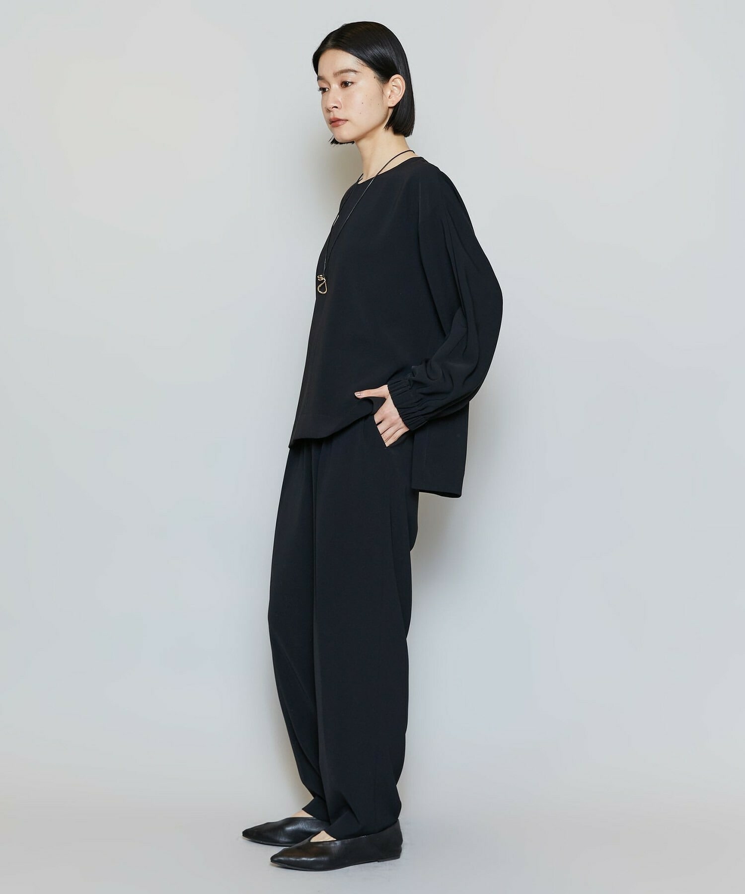 【MOGA】マカロンツイルソフトテーパードパンツ 詳細画像 ベージュ 6