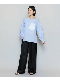 【MOGA】クレープサテンワイドパンツ 詳細画像 ブラック 17