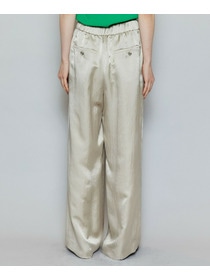 【MOGA】クレープサテンワイドパンツ 詳細画像 ブラック 22