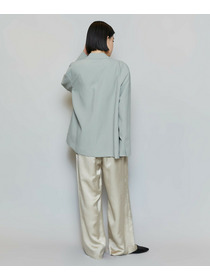 【MOGA】クレープサテンワイドパンツ 詳細画像 ブラック 3