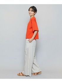 【MOGA】ドライリネンストレッチワイドパンツ 詳細画像 ブラック 13