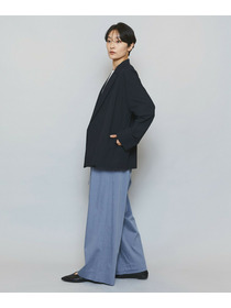 【MOGA】ドライリネンストレッチワイドパンツ 詳細画像 ブラック 20