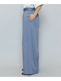 【MOGA】ドライリネンストレッチワイドパンツ 詳細画像 ブラック 23