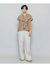 【MOGA】ドライリネンストレッチワイドパンツ 詳細画像 ブラック 9