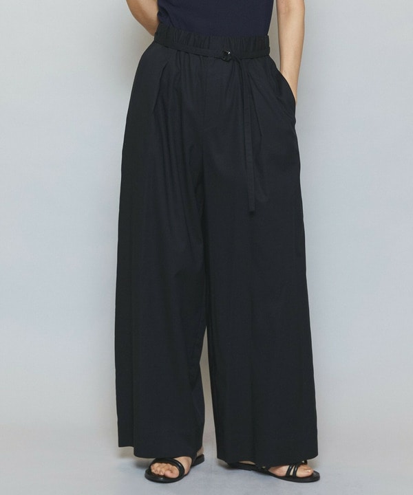 ドライリネンストレッチワイドパンツドライリネンストレッチワイドパンツ