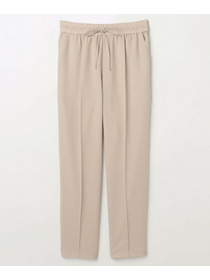 【MOGA】ソフトツイルセンタープレステーパードパンツ 詳細画像 ベージュ 1