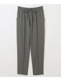 【MOGA】ソフトツイルストライプセンタープレステーパードパンツ 詳細画像 グレー系その他 21