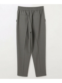 【MOGA】ソフトツイルストライプセンタープレステーパードパンツ 詳細画像 グレー系その他 22