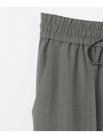 【MOGA】ソフトツイルストライプセンタープレステーパードパンツ 詳細画像 グレー系その他 24