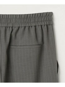 【MOGA】ソフトツイルストライプセンタープレステーパードパンツ 詳細画像 グレー系その他 25
