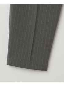 【MOGA】ソフトツイルストライプセンタープレステーパードパンツ 詳細画像 グレー系その他 26