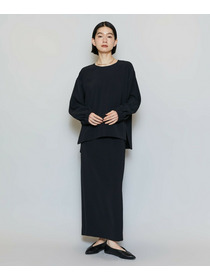 【MOGA】マカロンツイルストレートロングスカート 詳細画像 ベージュ 14