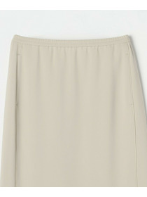 【MOGA】マカロンツイルストレートロングスカート 詳細画像 ベージュ 25
