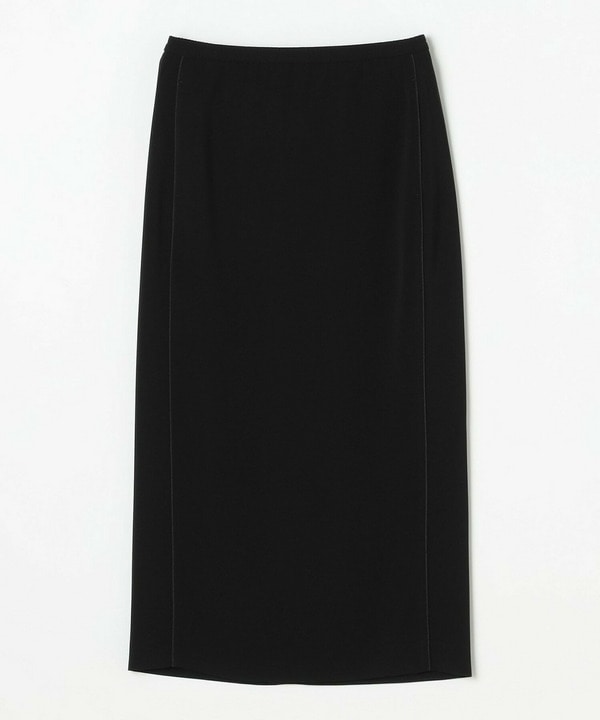 マカロンツイルストレートロングスカート 詳細画像 ブラック 2