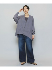 【MOGA】ハイゲージシアーラグランスリーブカーディガン 詳細画像 ブラック 12