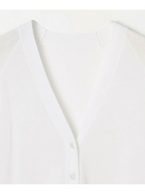 【MOGA】ハイゲージシアーラグランスリーブカーディガン 詳細画像 ブラック 24