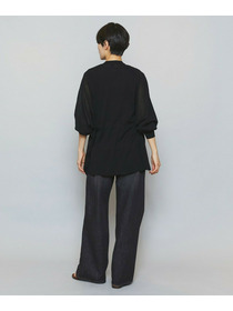 【MOGA】ハイゲージシアーラグランスリーブカーディガン 詳細画像 ブラック 5