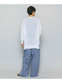 【MOGA】ハイゲージシアーラグランスリーブカーディガン 詳細画像 ブラック 9