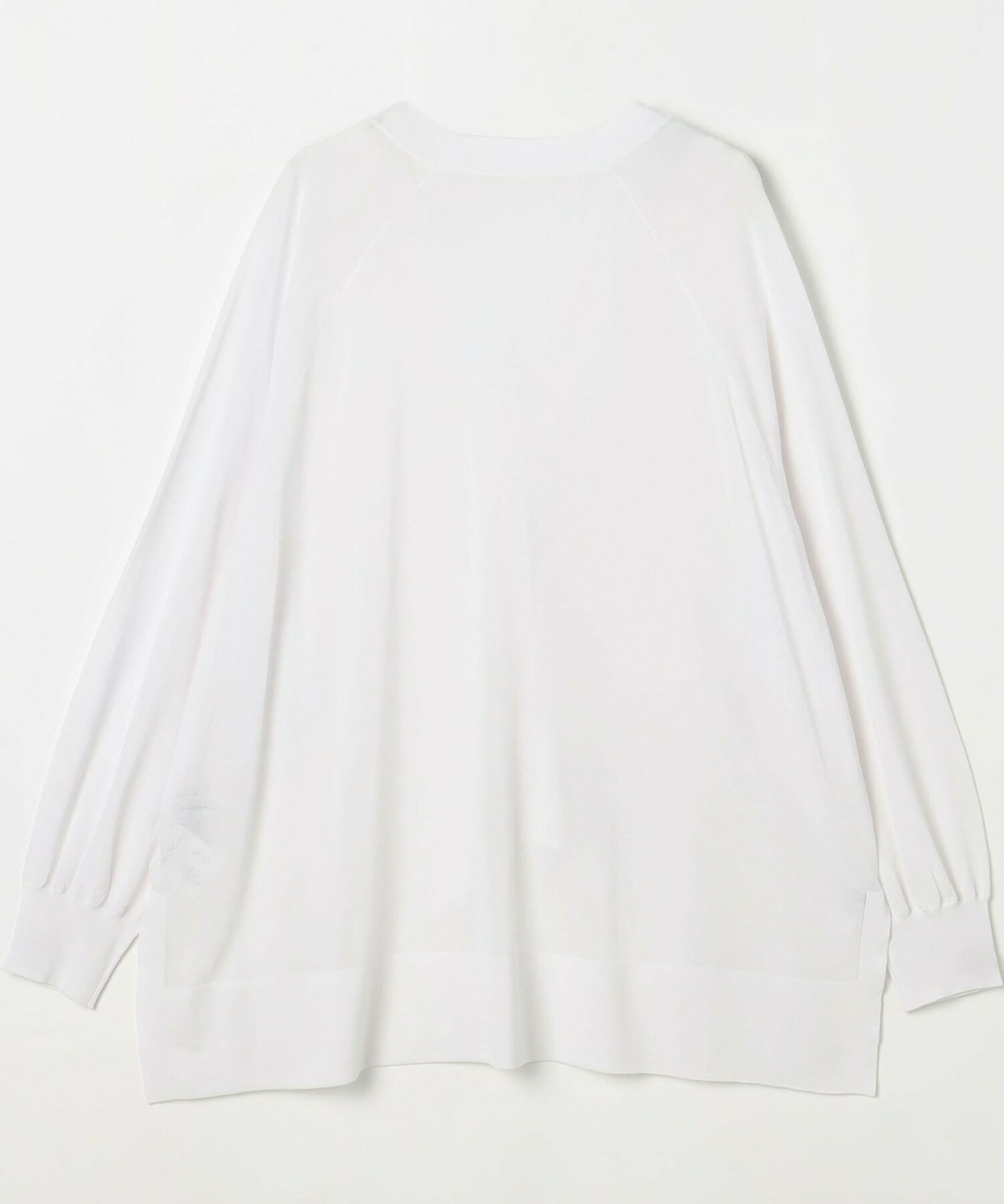 【MOGA】ハイゲージシアーラグランスリーブカーディガン 詳細画像 ブラック 23