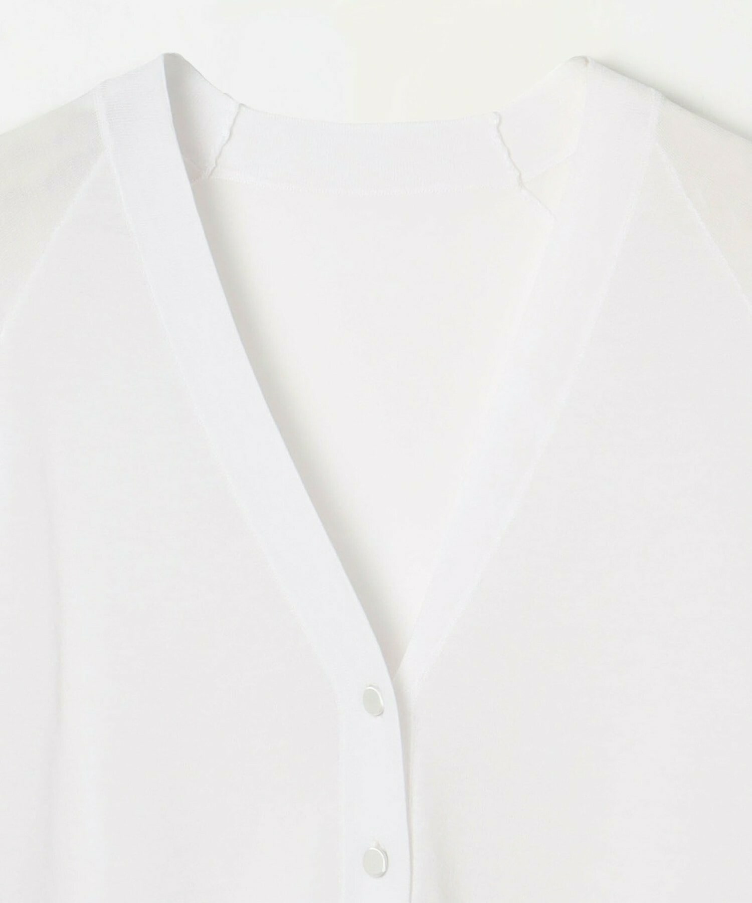 【MOGA】ハイゲージシアーラグランスリーブカーディガン 詳細画像 ブラック 24