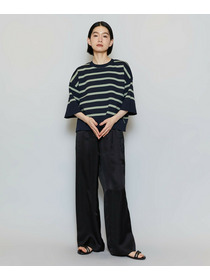 【MOGA】リバーシブルボーダーニットトップス 詳細画像 ホワイト系その他 12