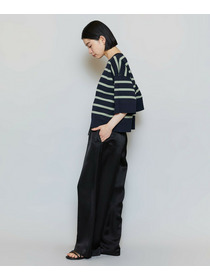 【MOGA】リバーシブルボーダーニットトップス 詳細画像 ホワイト系その他 13