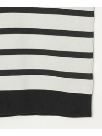 【MOGA】リバーシブルボーダーニットトップス 詳細画像 ホワイト系その他 26