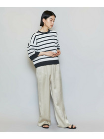 【MOGA】リバーシブルボーダーニットトップス 詳細画像 ホワイト系その他 4