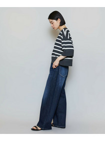 【MOGA】リバーシブルボーダーニットトップス 詳細画像 ホワイト系その他 6