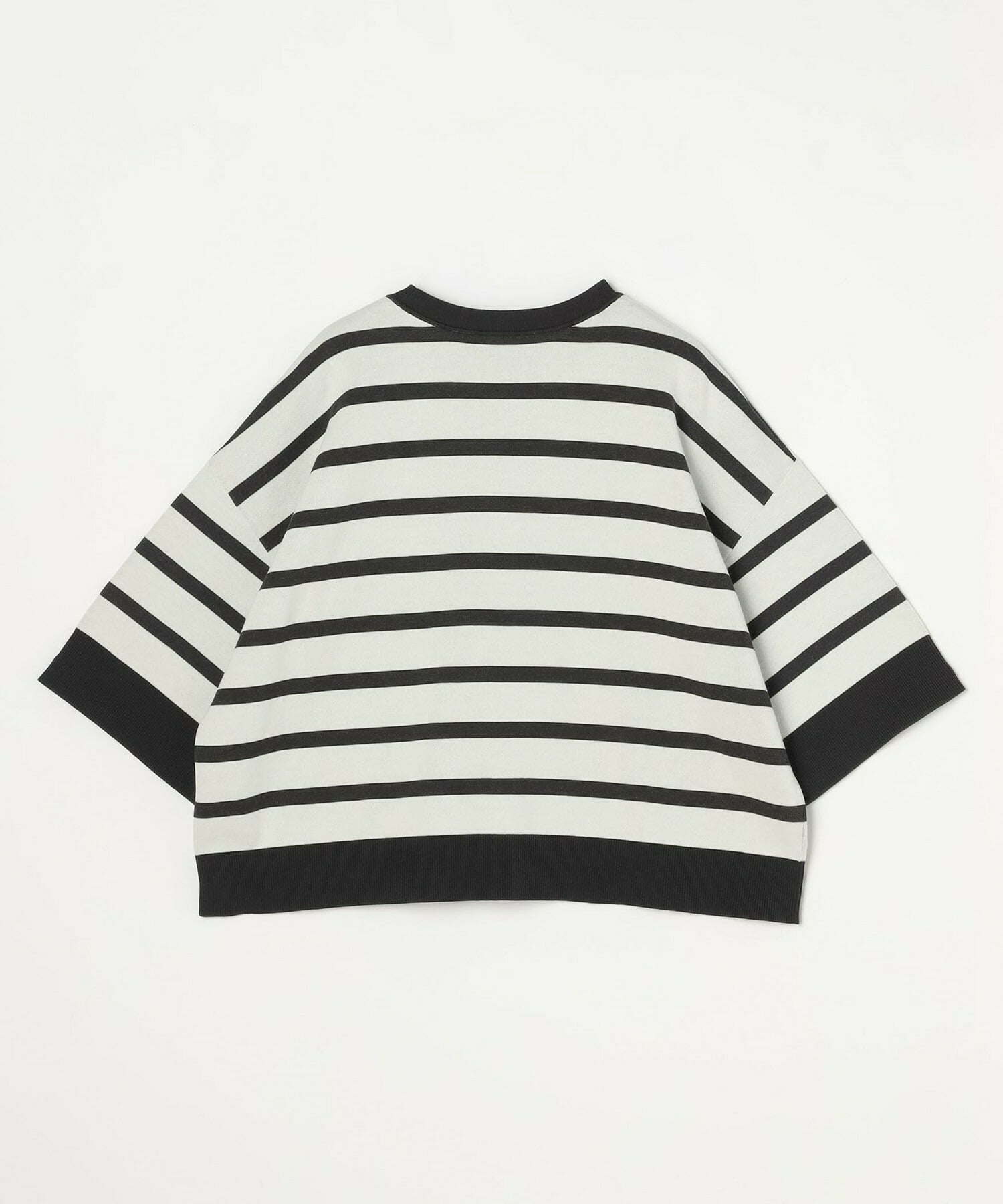 【MOGA】リバーシブルボーダーニットトップス 詳細画像 ホワイト系その他 22