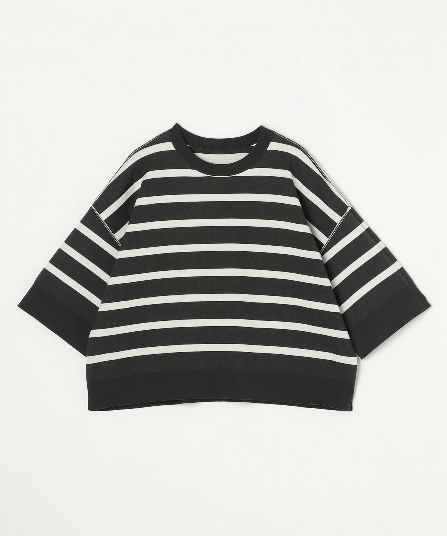 【MOGA】リバーシブルボーダーニットトップス 詳細画像 ホワイト系その他 3