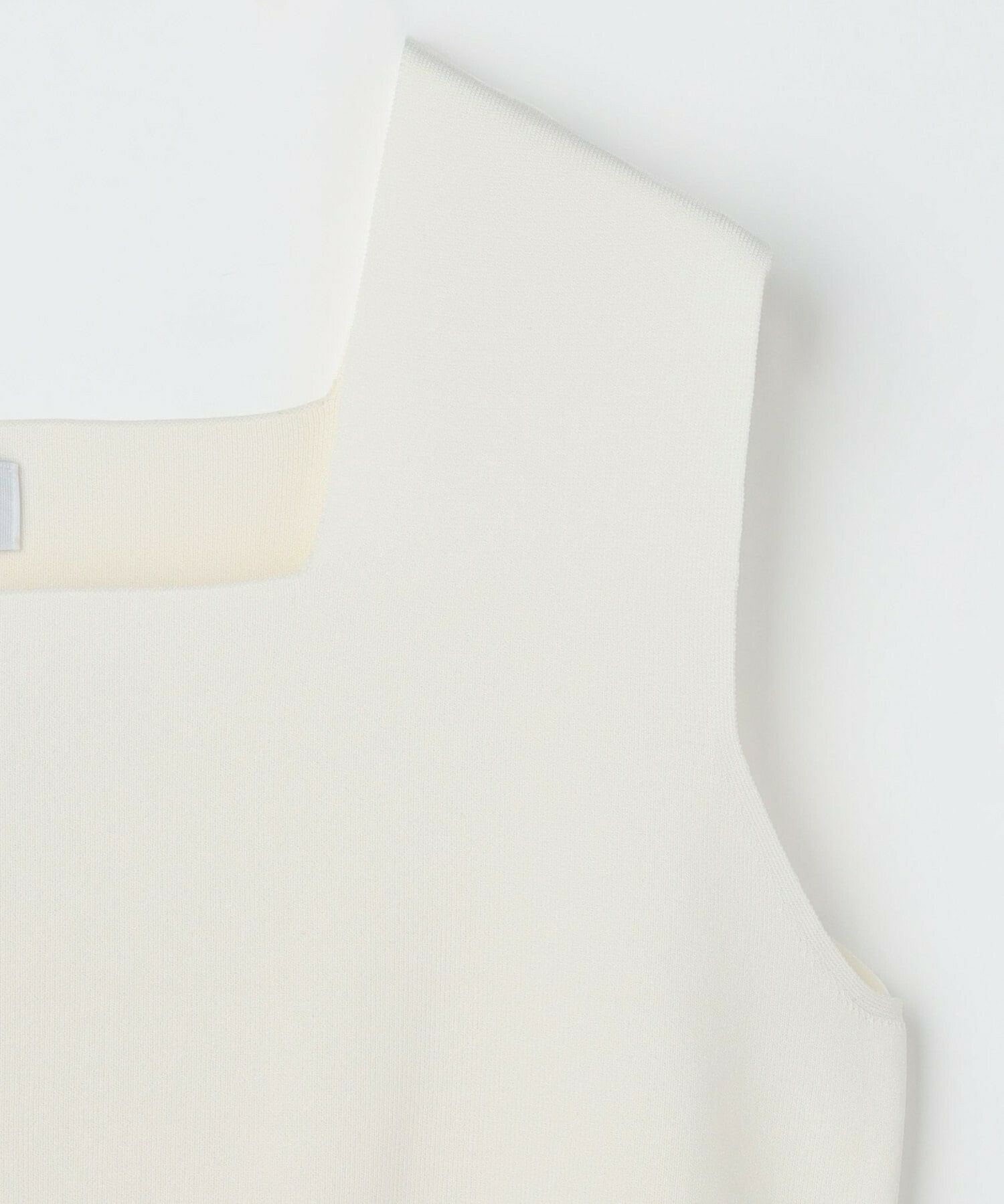 【MOGA】HYBRID BBスクエアネックタンクトップニット 詳細画像 ブラック 2