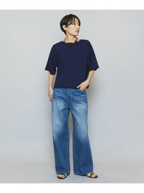 【MOGA】カーリングニットクロップドトップス 詳細画像 ネイビー 7