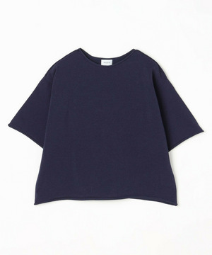 【MOGA】カーリングニットクロップドトップス 詳細画像 ネイビー 2