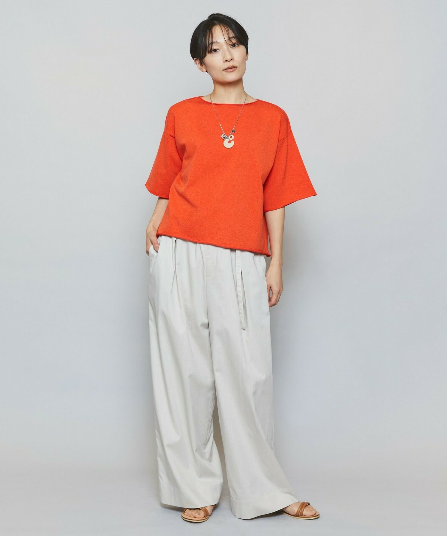 【MOGA】カーリングニットクロップドトップス 詳細画像 ネイビー 18