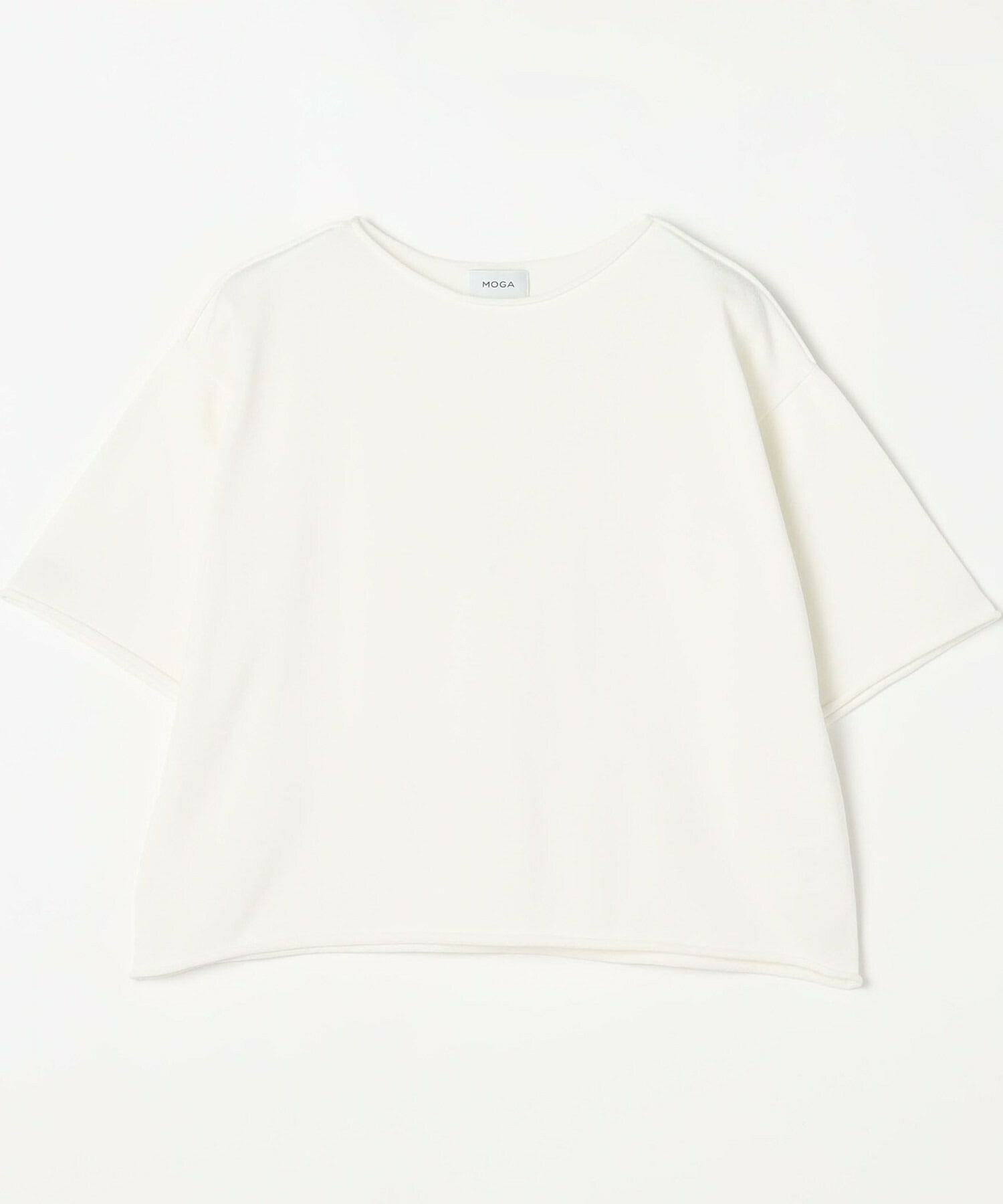 【MOGA】カーリングニットクロップドトップス 詳細画像 ホワイト 2