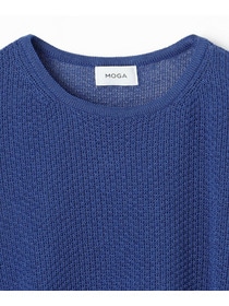 【MOGA】TAKUMIドロップショルダーニット 詳細画像 ブラック 24