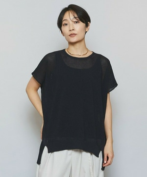 【MOGA】TAKUMIドロップショルダーニット 詳細画像 ブラック 1