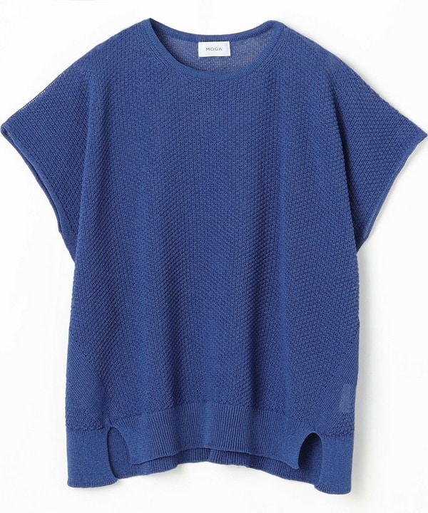 TAKUMIドロップショルダーニット 詳細画像 ブルー 2