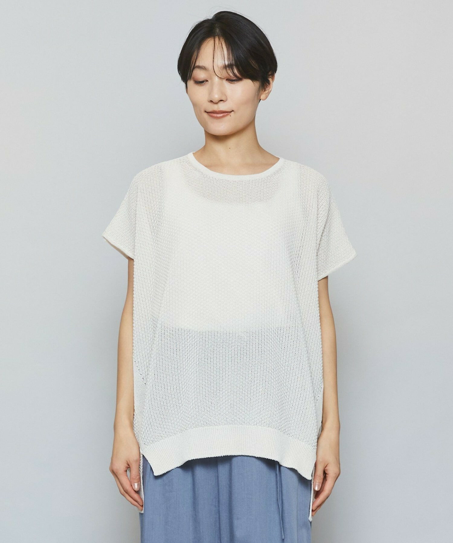 【MOGA】TAKUMIドロップショルダーニット 詳細画像 ブラック 19