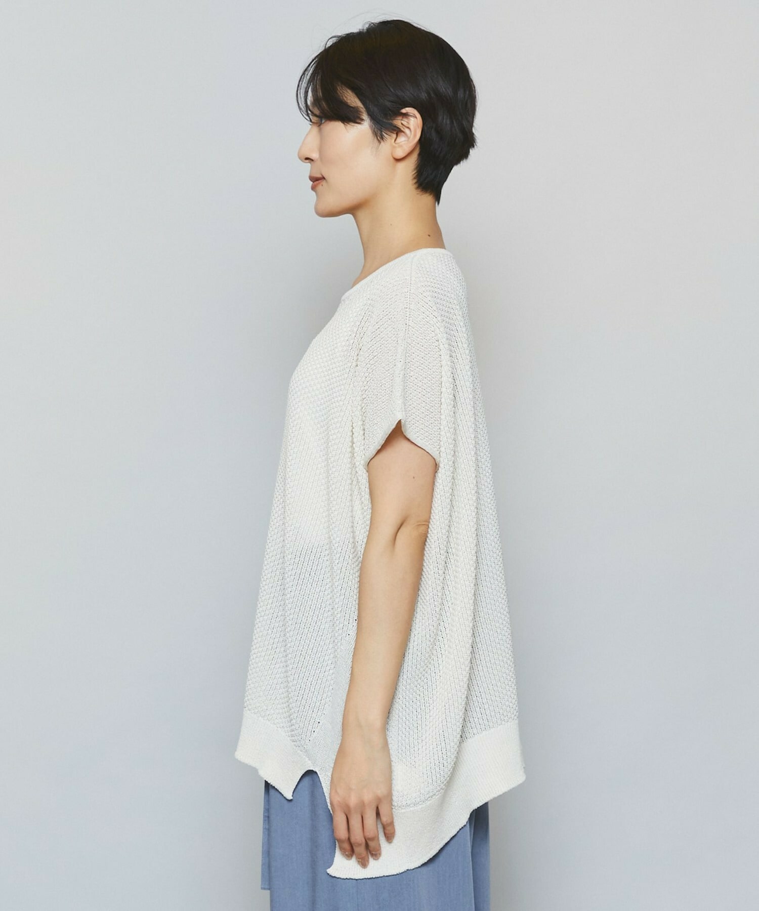 【MOGA】TAKUMIドロップショルダーニット 詳細画像 ブラック 20