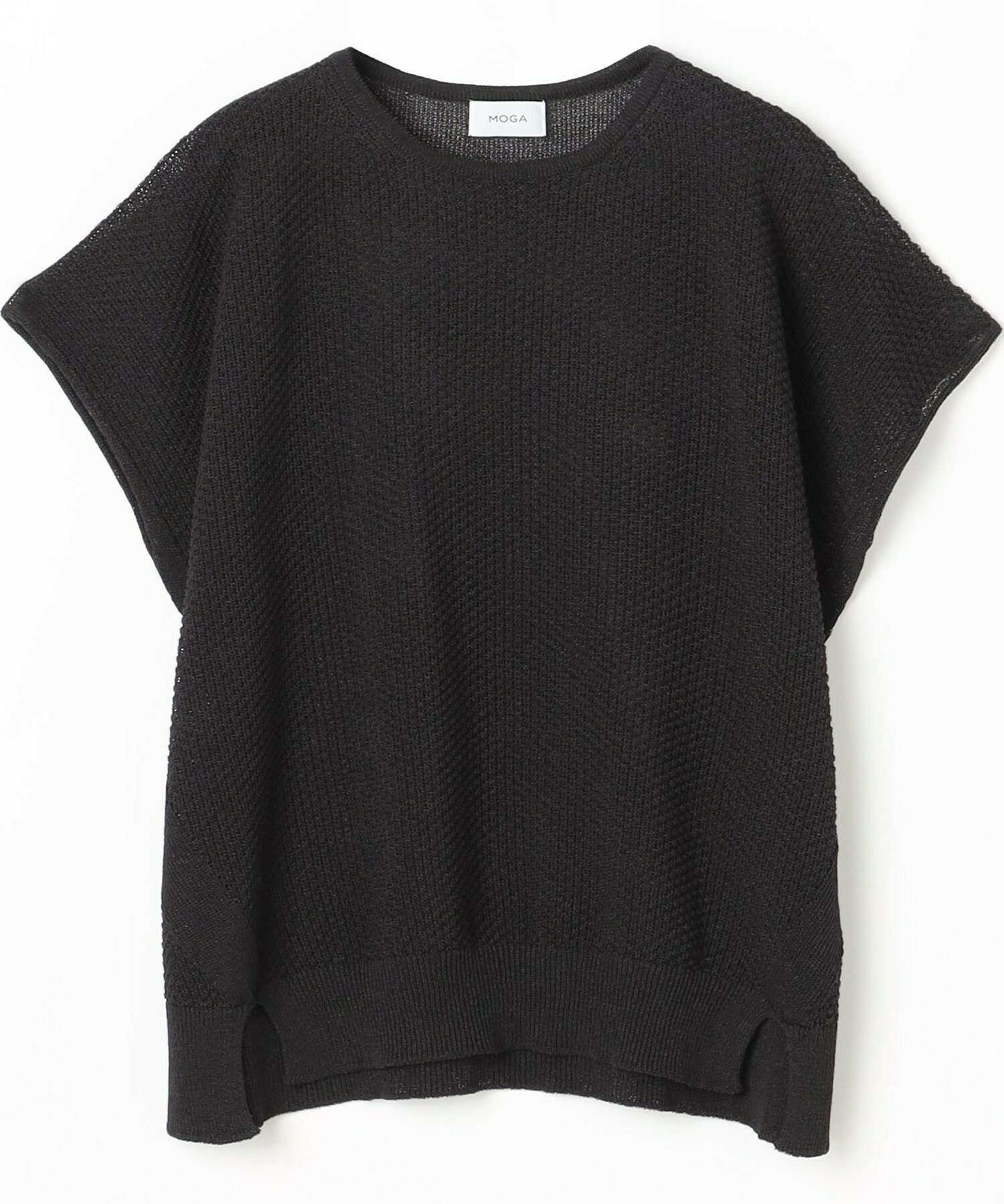 【MOGA】TAKUMIドロップショルダーニット 詳細画像 ブラック 2