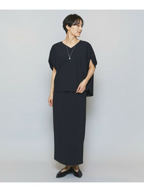 【MOGA】クールトリコットVネックドルマンスリーブトップス 詳細画像 ベージュ 12