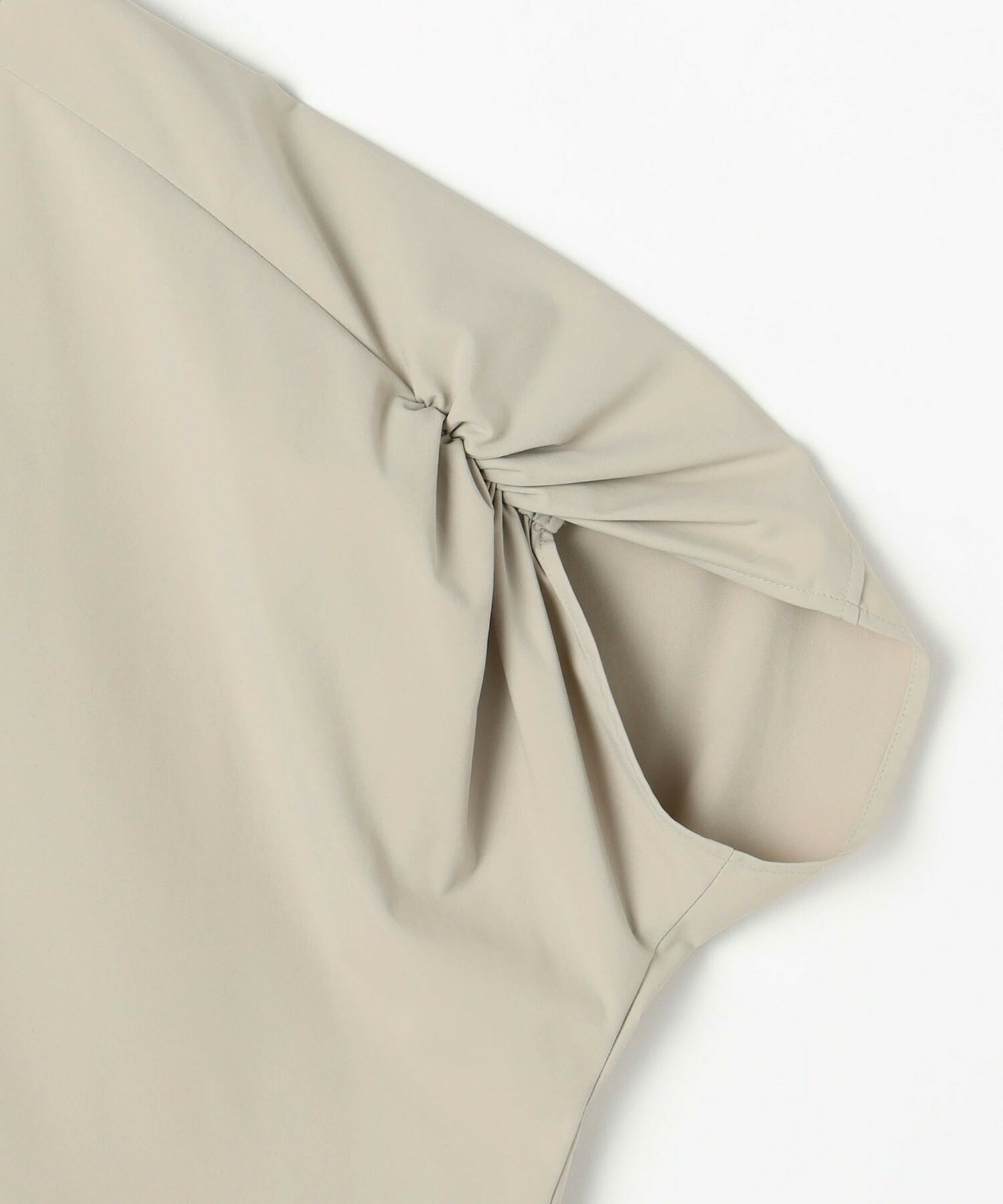 【MOGA】クールトリコットVネックドルマンスリーブトップス 詳細画像 ベージュ 19