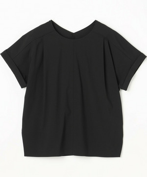 【MOGA】クールトリコットクルーネックトップス 詳細画像 ブラック 2