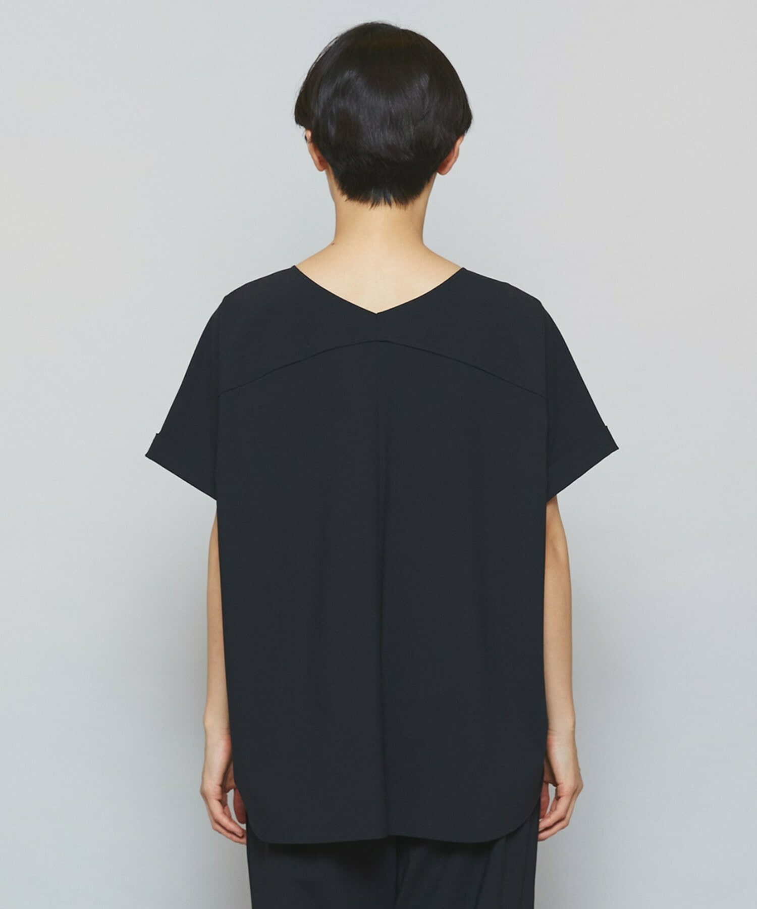 【MOGA】クールトリコットクルーネックトップス 詳細画像 ベージュ 18